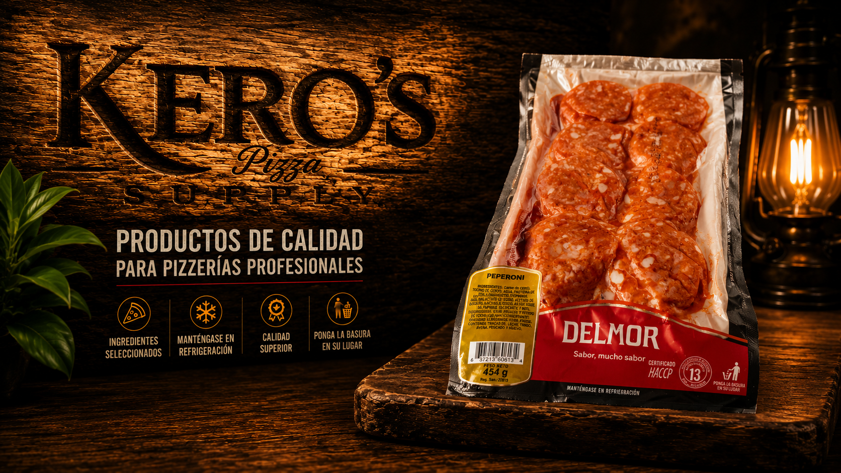 Peperoni Delmor (Presentación Comercial 454 g)